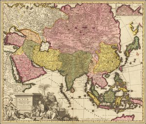 1695 Map of Asia