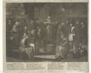 Quaker Meeting by Carel Allard