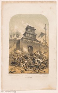 French and British Troops Storm the Old Summer Palace in Beijing