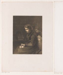 Veiled Woman with Bible on Lap by Carel Christiaan Antony Last