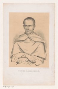 Portrait of Jean-Baptiste Henri Lacordaire by Carel Christiaan Antony Last