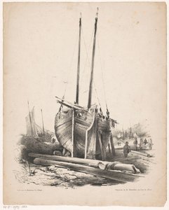 Fishing Boat Under Repair
