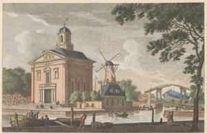 English Church in Rotterdam, ca. 1790 by Carel Frederik Bendorp (I)