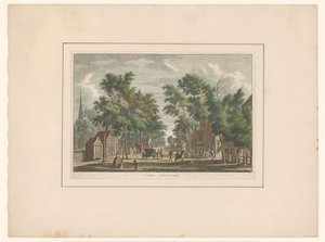 Street in Amstelveen by Carel Frederik Bendorp (I)