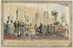 Reception of the Envoys of the King of Kandy by Governor Imam Falck