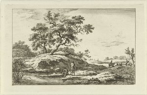Travelers by the Waterside by Carel Lodewijk Hansen