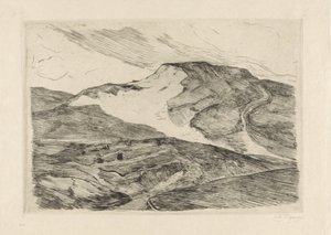 Dune Scene with Women Spreading Nets