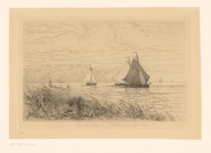 The Mouth of the Vecht and the Zuiderzee (La Hollande) by Carel Nicolaas Storm van 