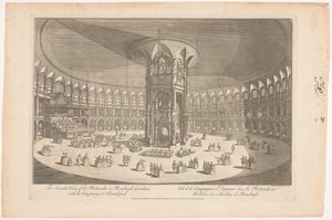 View of the Interior of the Rotunda in Ranelagh Gardens, London, with a Company at Breakfast