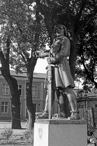 Statue of Engelbrekt Engelbrektsson in Arboga, Sweden 1969
