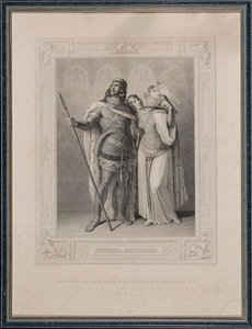 The Nibelungenlied. Siegfried and Kriemhild by Carl Arnold Gonzenbach
