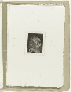 Man with Lance in a Passage (series title: Sixteen Landscapes) by Carl August Lebschee