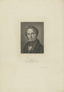 Portrait of the chemist Justus von Liebig