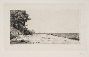 From the North Coast of Zealand. Hornbæk Plantation by Carl Bloch