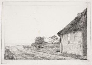 House and Garden by the Sea by Carl Bloch