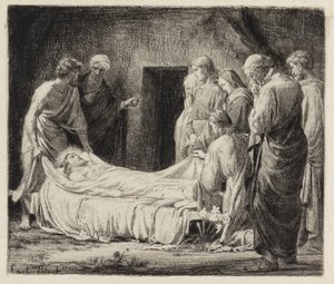 The Burial of Christ by Carl Bloch