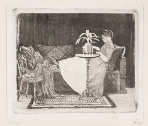 Reading Lady by Carl Bloch