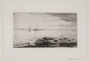 Beach Scene at Hellebæk