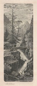 Waterfall, Rocky Mountains