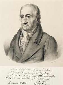 Portrait of Johann Wolfgang von Goethe by Carl Christian Vogel von Vogelstein