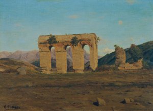 Roman Aqueduct by Carl Eduard Onken