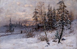 Winter by Carl Edvard Diriks