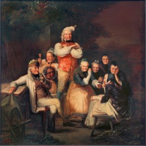 Hessian Farmers in Sunday Best by Carl Engel von Rabenau