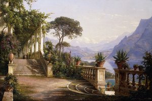 Loggia Fra Como by Carl Frederick Aagaard