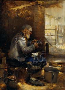 Peasant Shoemaker by Carl Freiherr von Merode