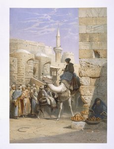 Street Life in Cairo by Carl Friedrich Heinrich Werner