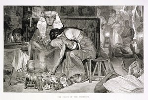 The Death of the Firstborn, 19th century by Carl Friedrich Heinrich Werner