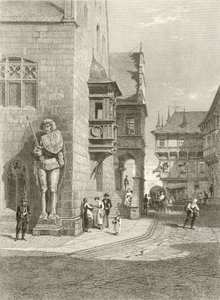 Town Hall, Halberstadt by Carl Friedrich Heinrich Werner