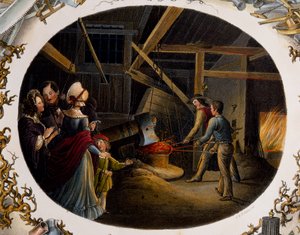 View of foundry by Carl and Geiger Peter Johann Nepomuk Kunz