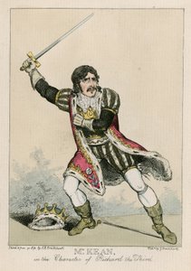 Mr Edmund Kean in the character of Richard the Third