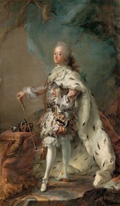 Portrait of Frederik V in Anointment Robe by Carl Gustaf Pilo