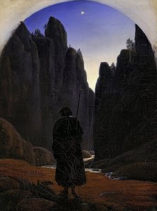 Pilgrims in the Rocky Valley. c. 1820