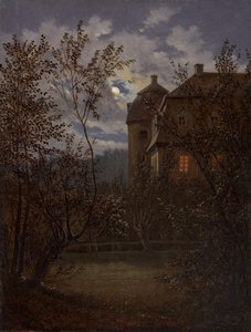 Schloss Milkel in Moonlight
