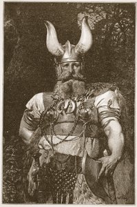 A Viking Chief, illustration from 