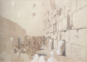 Wailing Wall at Jerusalem by Carl Haag
