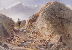 At the Foot of Watzmann, Bavarian Highlands, 1857