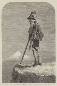 Exhibition of the Society of Painters in Water Colours, A Tyrolese Chamois Hunter by Carl Haag