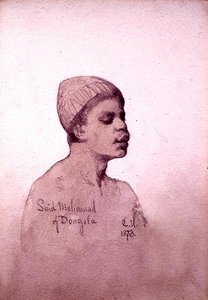 Said Mohamad of Dongola (Sudan) 1873 by Carl Haag