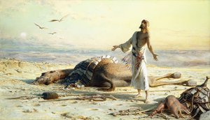Shipwreck in the Desert by Carl Haag