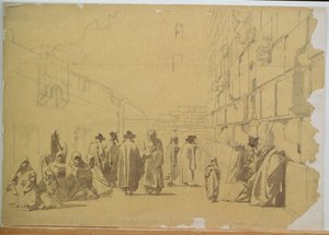 The Wailing Wall by Carl Haag
