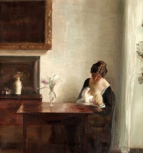 Interior with Mother and Child