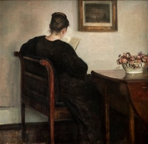 Interior, Reading Woman