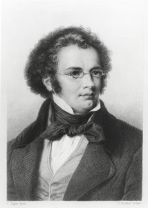 Portrait of Franz Schubert (1797-1828) Engraved by H. Roemer