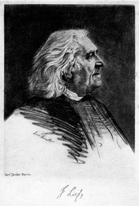 Franz Liszt, Hungarian Composer and Pianist by Carl Jander