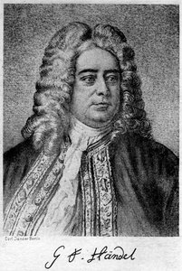 George Frideric Handel, German-born British composer by Carl Jander