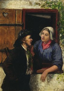 The Pilot and His Wife by Carl Julius Lorck